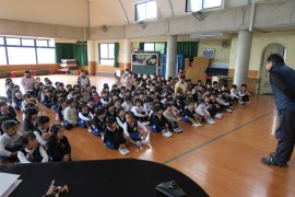 2学期の終業式です