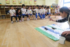 たんぽぽ組とカエル～作品展～